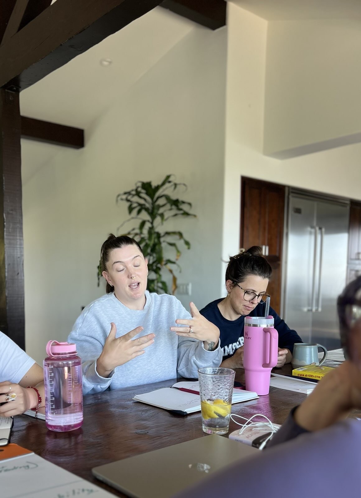 Gradute Students working