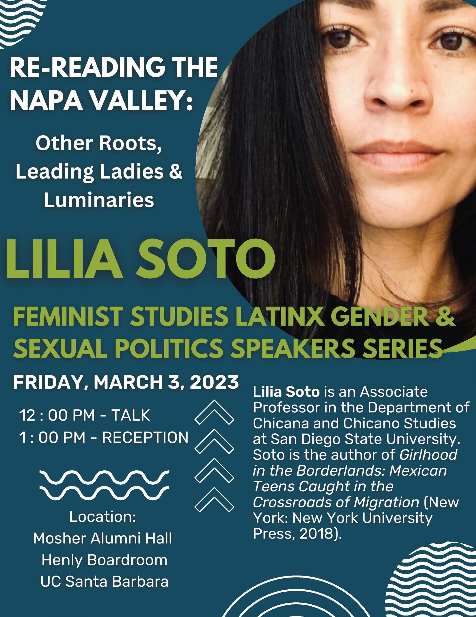 Latinx Gender and Sexual Politics Speaker Series poster